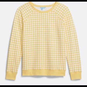 Draper James gingham sweatshirt